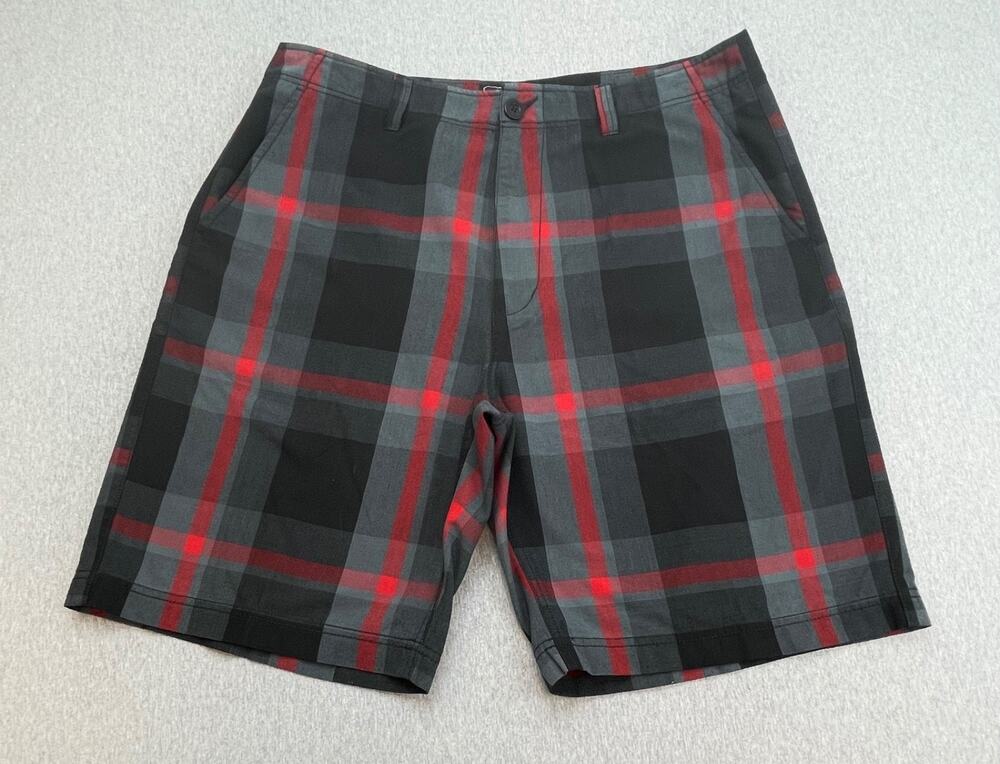 Champs Sports Gear‎ (CSG) Shorts Mens 38 Plaid Performance Chino 11" Inseam